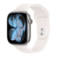 Apple Watch Series 11, 42 mm, Space Gray Aluminum Light Blush Sport Band M/L